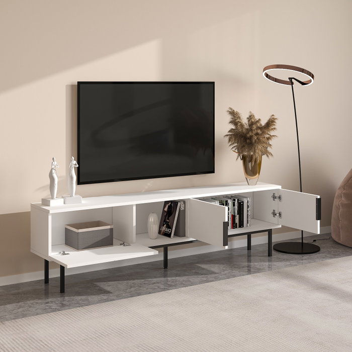 Hanah Home Soporte de TV Ramsey - Blanco Hanah Home Soporte de TV Ramsey - Blanco